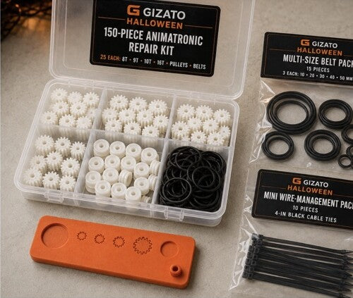 176-piece Gizato Halloween animatronic repair system with FitKey