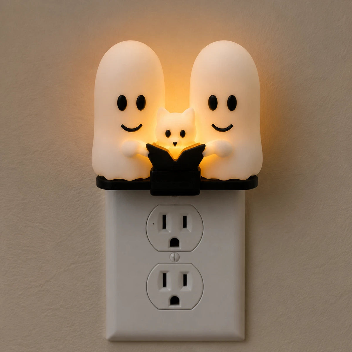 Ghosts and cat plug-in night light product detail