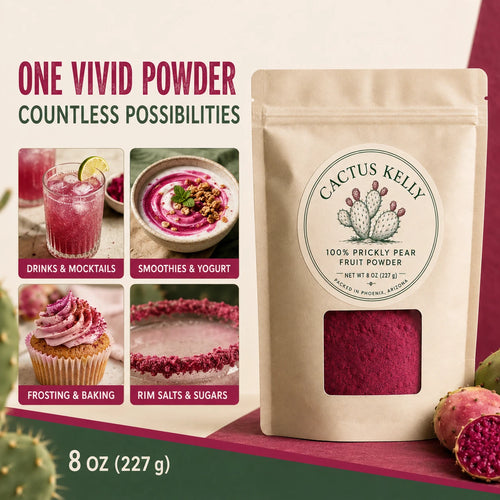 Eight-ounce package of 100 percent prickly pear fruit powder