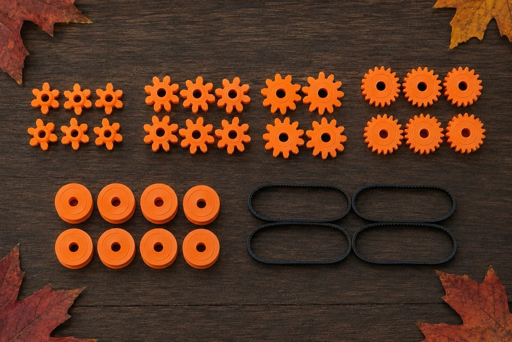150-piece Halloween animatronic repair kit detail
